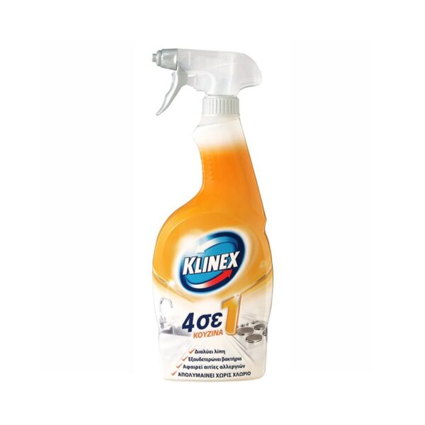KLINEX Απολυμαντικό Spray Για Την Κουζίνα 4σε1 750ml