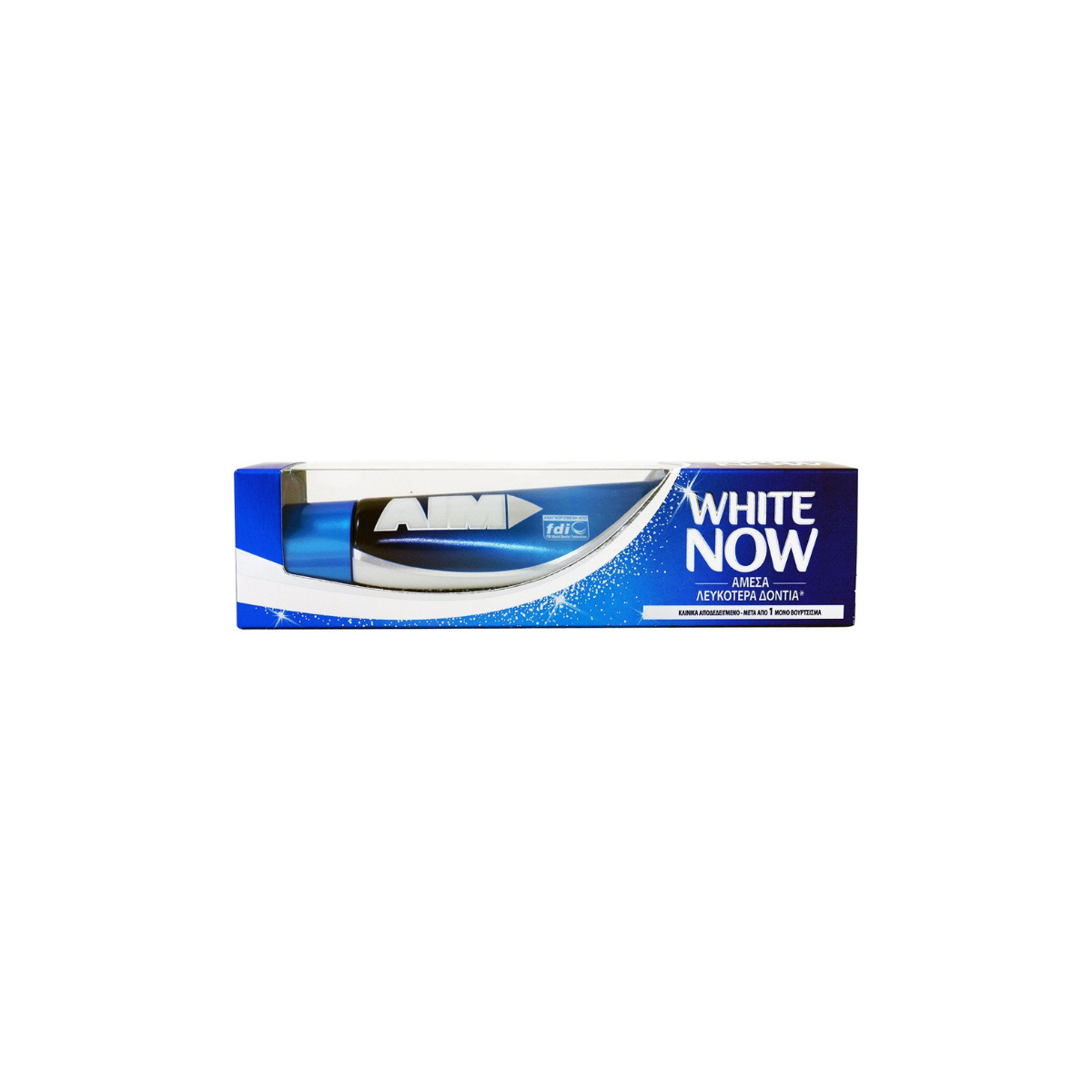 AIM Οδοντόκρεμα White Now για Άμεσα Λευκότερα Δόντια 75 ml